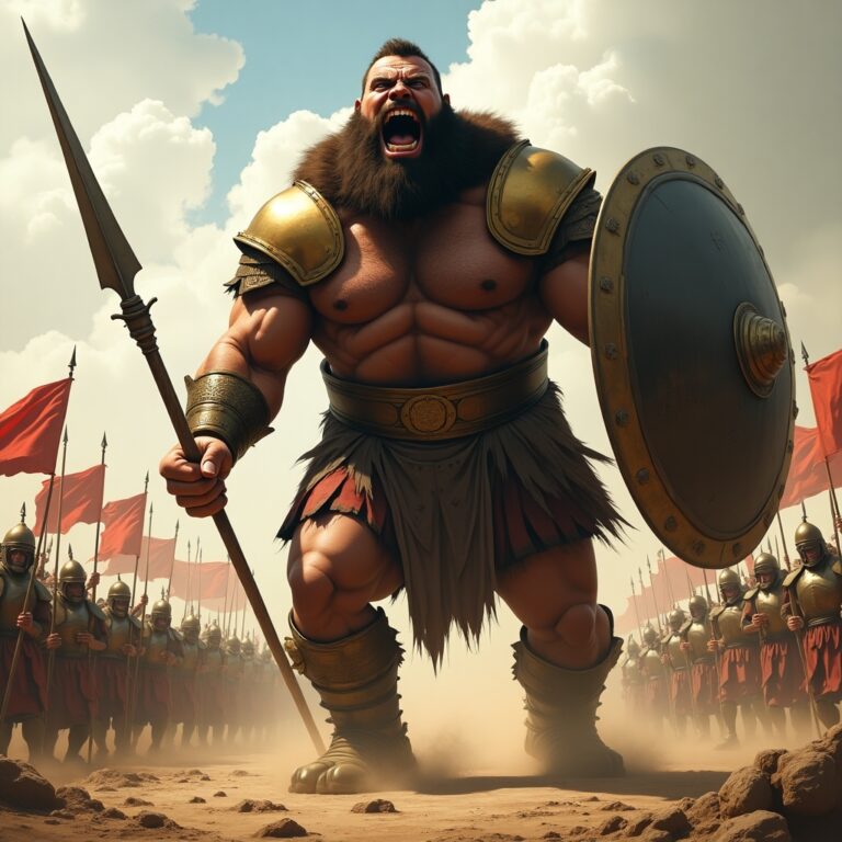 Flux_Dev_Create_a_hyperrealistic_illustration_of_Goliath_a_tow_1