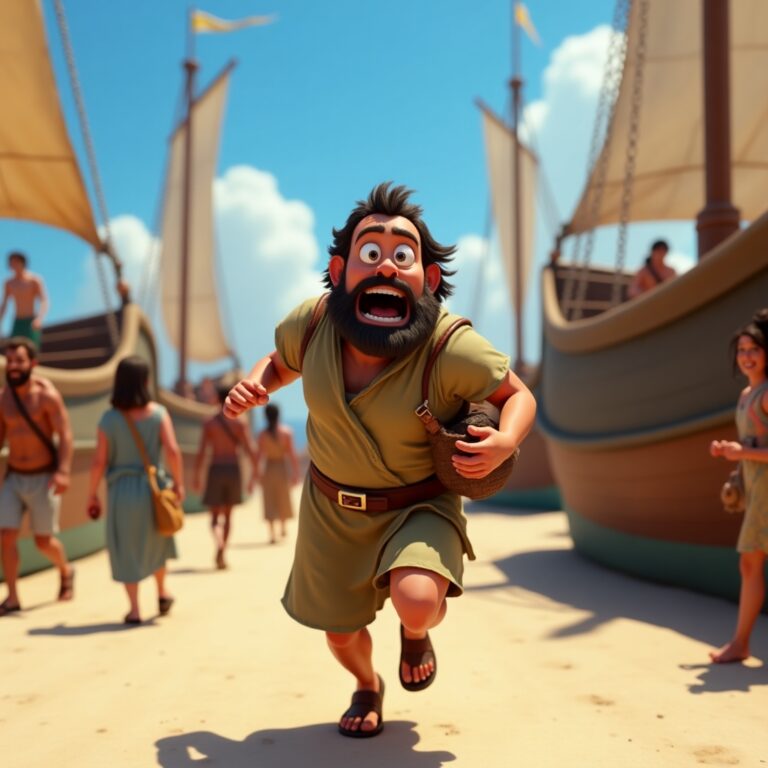 Flux_Dev_Jonah_is_running_through_the_port_dressed_in_an_ancie_1